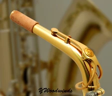 Yamaha V1 Custom Gold Lacquer AV1 Alto Saxophone Neck