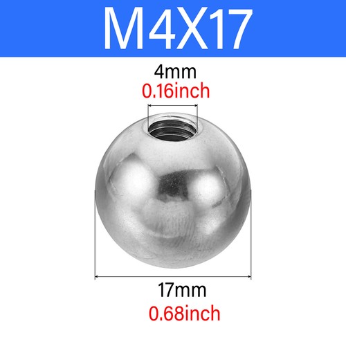 Edelstahl Stahlkugeln Mit Halbgewinde Kugellager Ø 5mm ~ 60mm丨M2 M3~M20 Gewinde - Bild 59 von 173