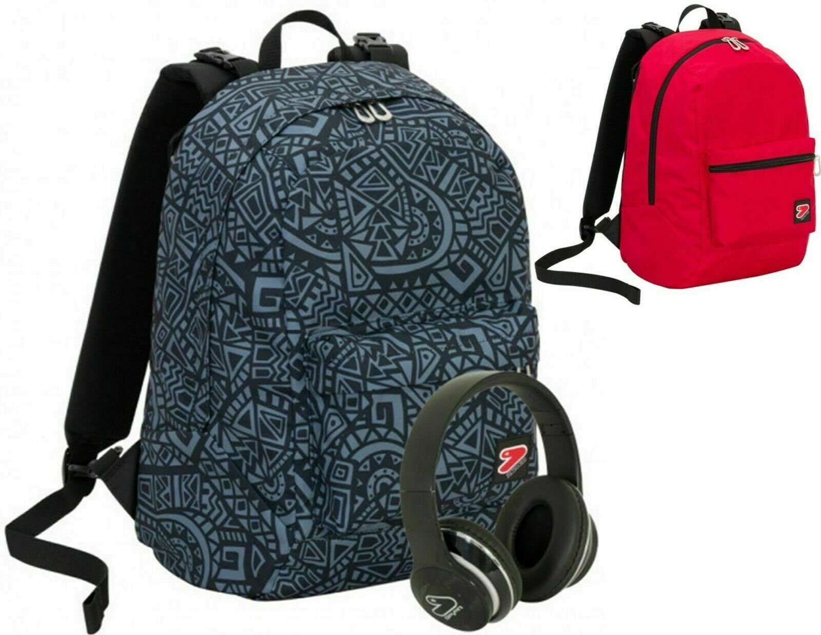 Zaino Scuola SEVEN Reversibile THE DOUBLE MAZE BOY BLUE WIRELESS 2020 omaggio