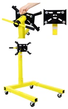 Engine Stand 1250LBS Motor Hoist Dolly 360 Degree Adjustable Mounting Head