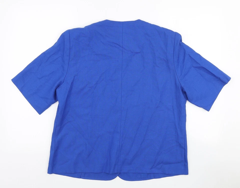 Gordon Wyatt Womens Blue Jacket Blazer Size 16 - Изображение 2 из 4