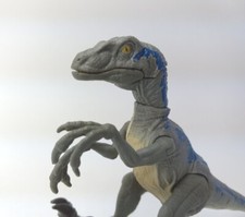 Mattel Jurassic World Velociraptor Blue Figure 3 Inch