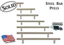 T Bar Pull Handles Solid Steel Kitchen/Bathro...