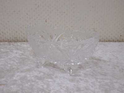 Po4edx - Design Glas Schale mit Füßchen - Vintage - 15 cm