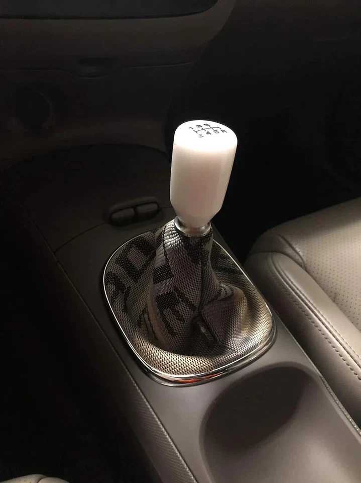 Cubierta de bota de palanca de cambios universal JDM Bride Racing Hyper Fabric (gris clásico) Foto 2 de 4