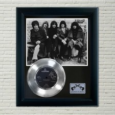 Deep Purple "Hush" Framed 45 Silver Record Display