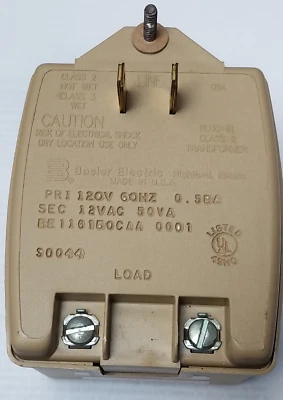 12v Basler plugin transformer BE116150CAA-0001