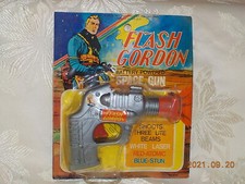 Flash Gordon 3 Color Signal Beam Clicker Space Gun Toy NASTA Hong Kong NEW 1976