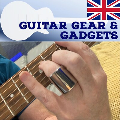 UK LAGER - 28 mm Chromstahl Blues Gitarren-Slide - Flaschenhals Gitarre