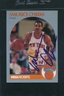 1990/91 Hoops #202 Maurice Cheeks NY Knicks Signed Auto *A1209