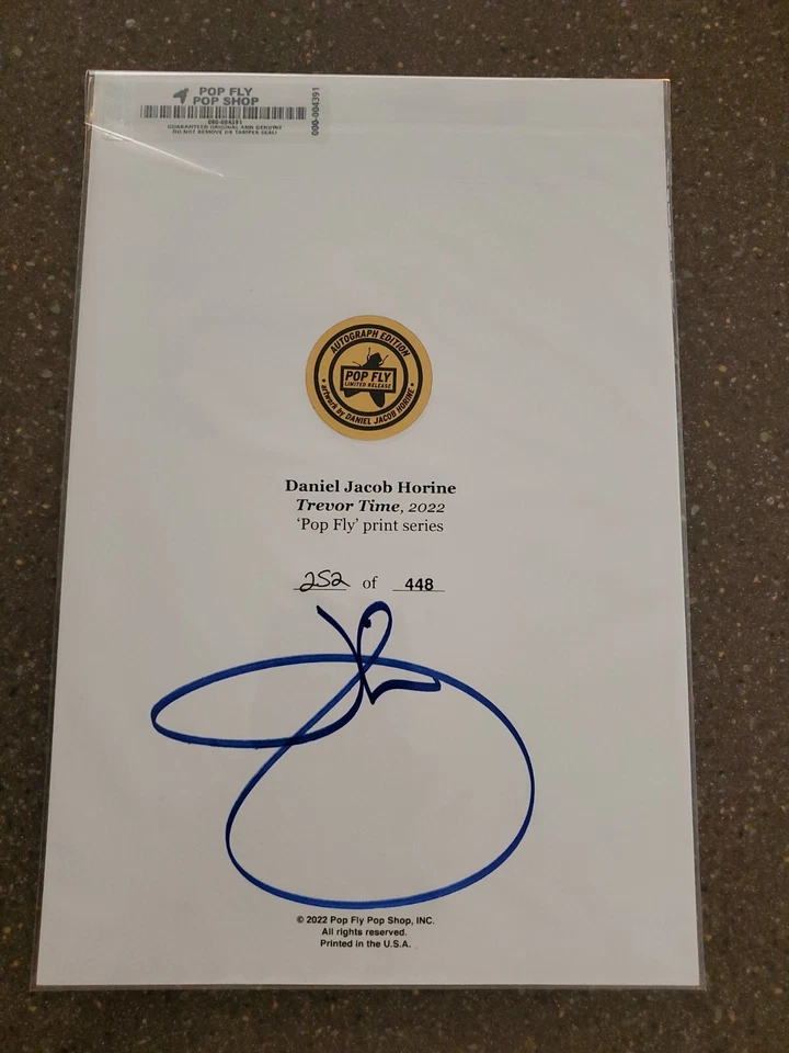 Trevor Hoffman "¡Campanas infernales!" Impresión artística de mosca pop de edición limitada automática 252/448 Foto 2 de 2
