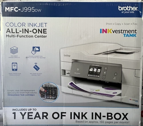 New Brother MFC-J995DW INKvestment Tank color Inkjet Printer All-in-One - Picture 2 of 2