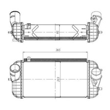 NRF 309066 Ladeluftkühler Turbokühler Intercooler LLK Kühler Ladeluft