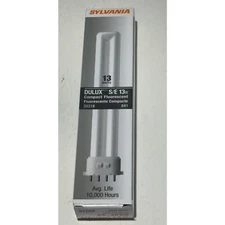 Sylvania 20318 Compact Fluorescent 4 Pin Single Tube 4100K, 13-watt Pack of 3