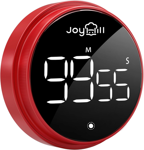 Digital Kitchen Timer, Large LED Display with Magnetic Countdown 3 Volume Levels - Picture 8 of 12