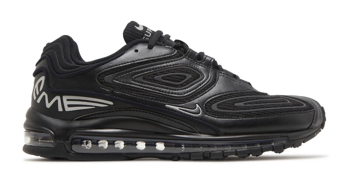 Nike Air Max 98 TL Supreme Black Sneakers Low Top Trainers Total Shoes Men  Size