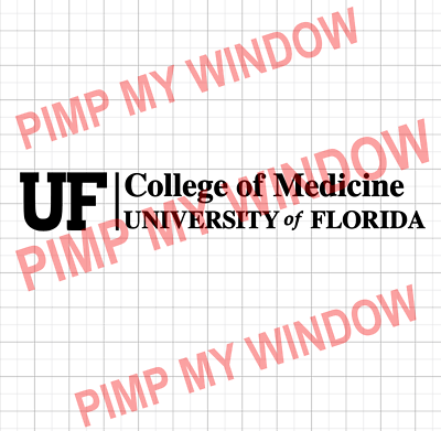 UF University of Florida College of Medicine Multisurface Vinyl Window ...