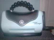 Sizzix Baby Blue Texture Boutique Embossing Machine [MACHINE ONLY] (EUC)