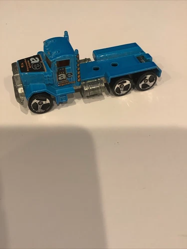 VTG HOT WHEELS 1:64 1979 PETERBILT  DUMP TRUCK BLUE MALAYSIA