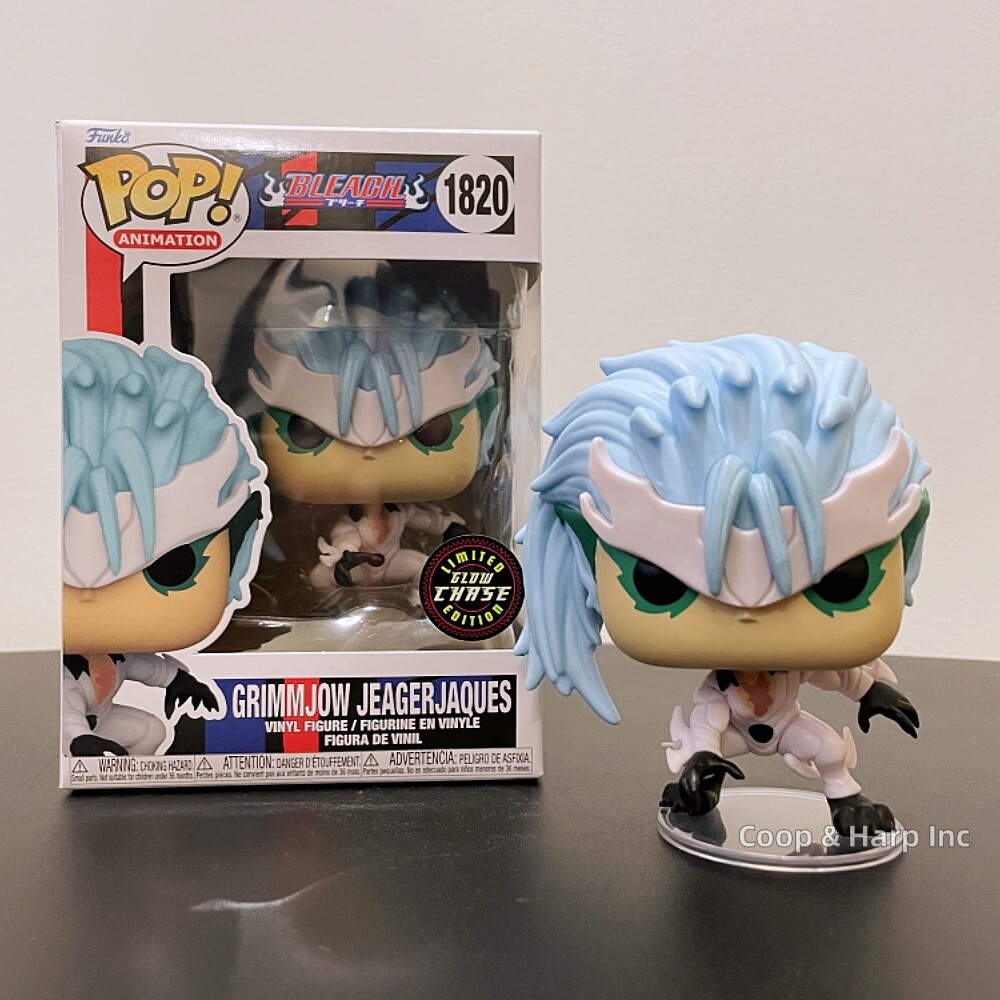 Figura Vinilo Funko Pop Animación Bleach Grimmjow Jeagerjaques CHASE con Protector