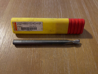 SANDVIK CARBIDE COROMILL 2S221-0800-100-NG-H10F, QTY. 1, NEW!!!