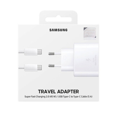 Für Samsung 45W Super Schnellladegerät Stecker USB-C Kabel Galaxy S20 S22 Ultra+