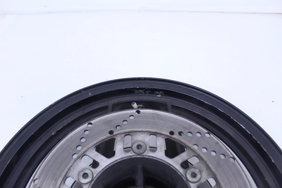 Kawasaki Ninja 600R 1985 OEM llanta delantera con rotores Foto 4 de 4