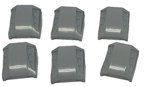 Lego 6 x Dachstein Motorhaube 2x2 neu hellgrau 44675 Zubehör