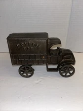 A.C. WILLIAMS? CAST IRON MOVING VAN TRUCK Keystone? 6.75"
