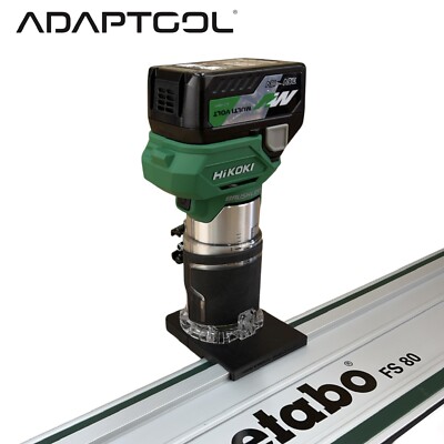 Hikoki Router Trimmer Führungsschiene Adapter für Metabo Tauchspur M1808DA 1/4