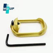 Flared Magwell Pro Fits For Glock Gen 3/4 G19/23/32/38 Aluminum Gold