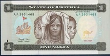 Eritrea 1 Nakfa 1997 Fior Di Stampa Gian 1