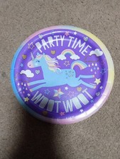 6 Small Unicorn Party Time Plates