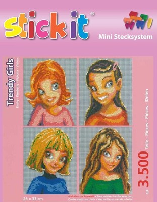 Mini Stecksystem Trendy Girls 4 in 1 ca. 3.500 Teile Nr. 41071