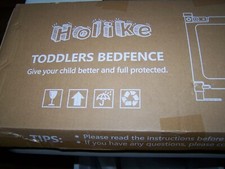 BabyGuard Toddler's Bedfence Metal/Mesh/Cloth 47.5"x22" NEW/OPEN BOX