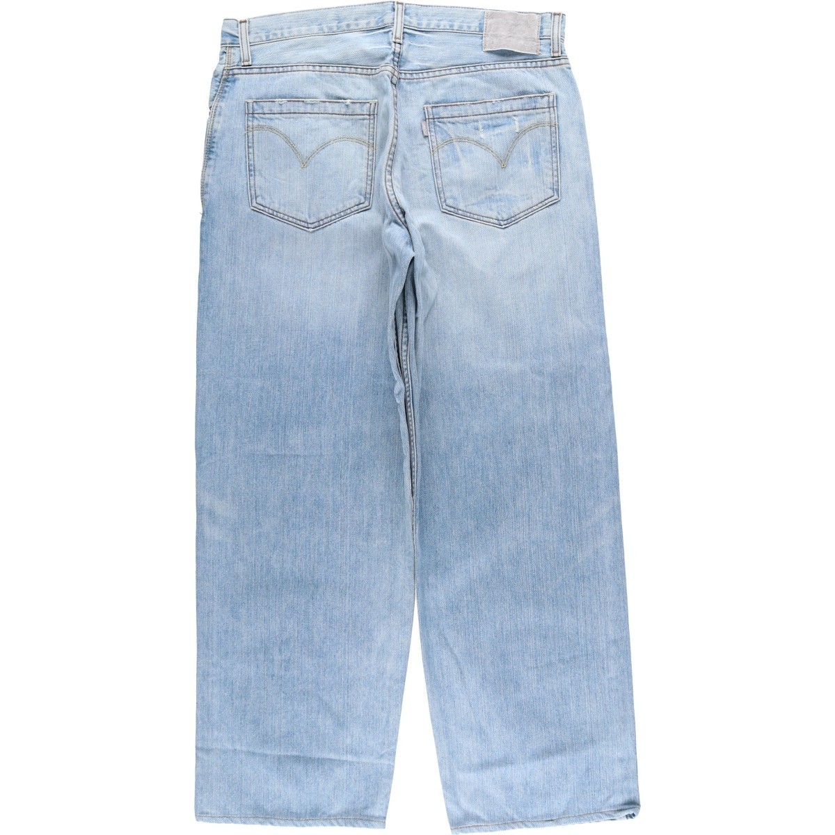 Vintage 2000'S Levi's Silver Tab Baggy Tapered Denim Pants Men's Size W35 thumbnail 2