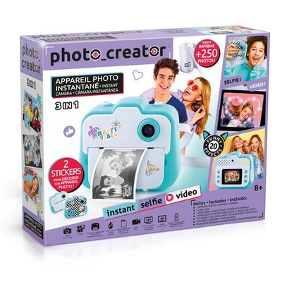Canal Toys Photo Creator 3 in 1 Kamera Türkis Sofortdruck auf C...