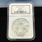 2006 American Silver Eagle $1 - NGC MS 69 / Beautiful Coin! - No Reserve!
