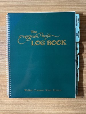 Evergreen Pacific Log Book Spiral Milo, Walker, Terri Walker