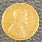 1915-S Lincoln Wheat Cent Better Date F Fine Early S Mint US Penny Lot 0614