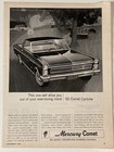1965 Mercury Comet Cyclone Print Ad