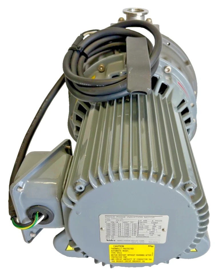 Bomba de vacío DryScroll sin aceite Ulvac DIS-251 220 voltios 32,4 mTORR silenciosa (11031) Foto 4 de 4