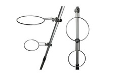 Stainless Boat Fender Holder - Adjustable for Rail Mount