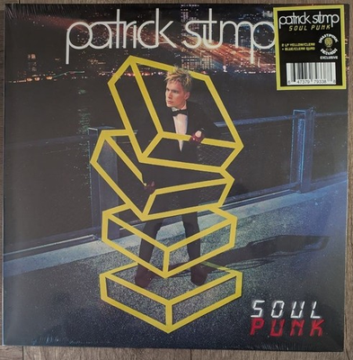 #ad #ad Patrick Stump Soul Punk 2LP clear yellow amp; blue yellow quad limited vinyl $109.99
