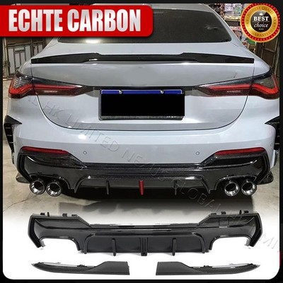 Carbon Fiber Rear Diffuser Diffuser Bumper Rear Spoiler For BMW G22 G23 430i 440i