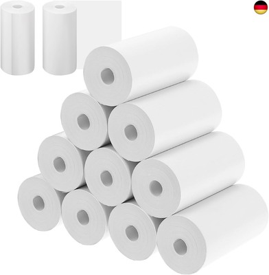 12 Rollen Thermopapier, 57mm x 29mm x 7m Thermorollen Thermopapier Kinderkamera