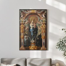 Our Lady of Good Counsel Canvas Wall Art Print - Catholic Poster