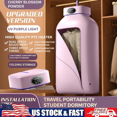 Portable Clothes Dryer 600W Compact Electric Fast Drying Machine for Apartment