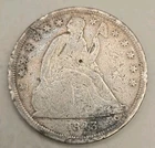 1843 Seated Liberty Silver Dollar $1 - Philadelphia Mint