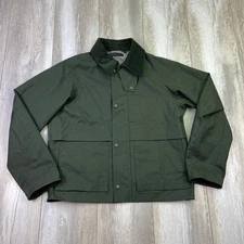 UNIQLO Blouson jacket Mens XS Green Zip-Up Short Full Zip Chore Casual Men